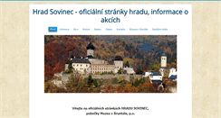 Desktop Screenshot of hradsovinec.cz