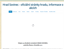 Tablet Screenshot of hradsovinec.cz